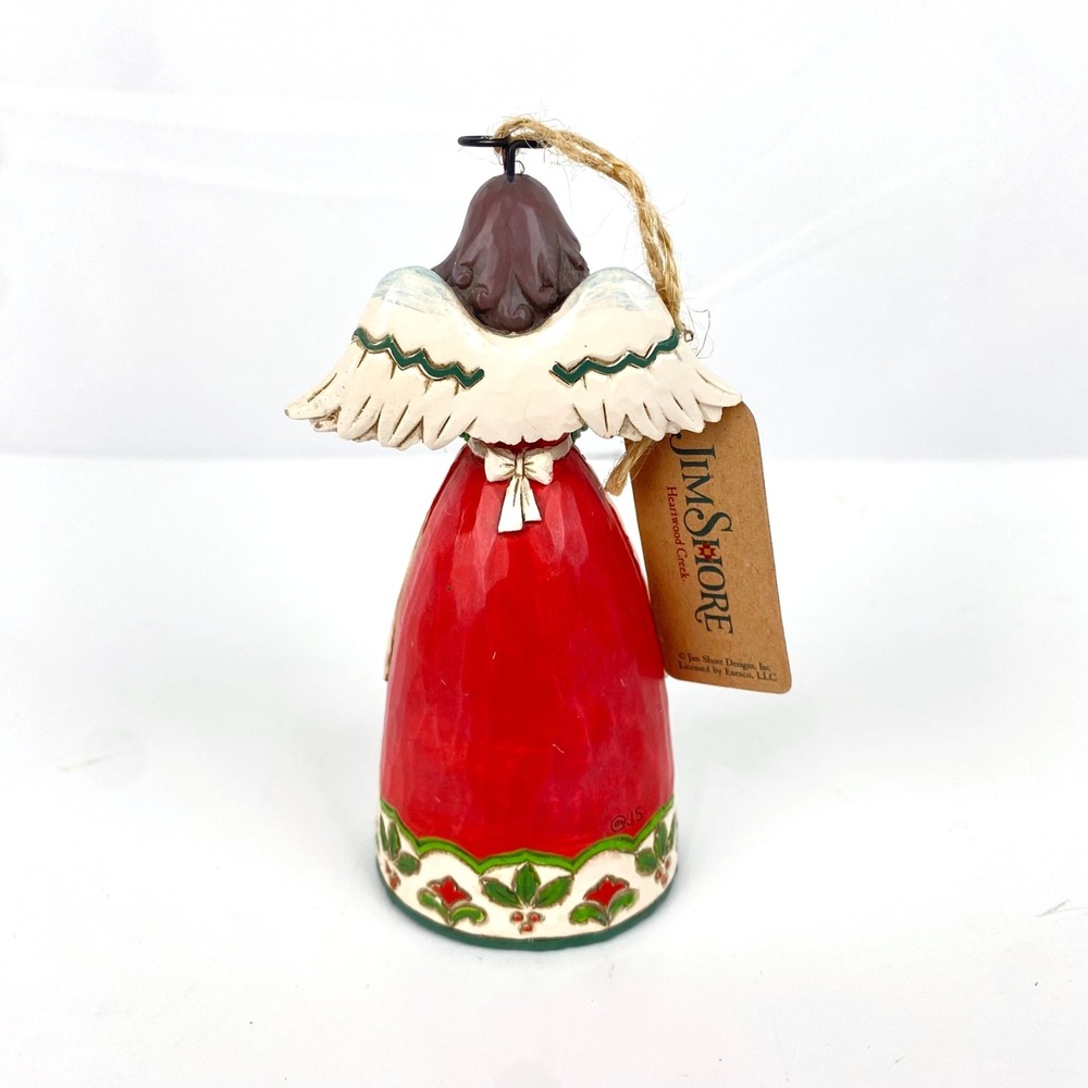Jim Shore Floral Angel Christmas Tree Ornament w Box 6009456 RARE Collectible - Picture 2 of 7